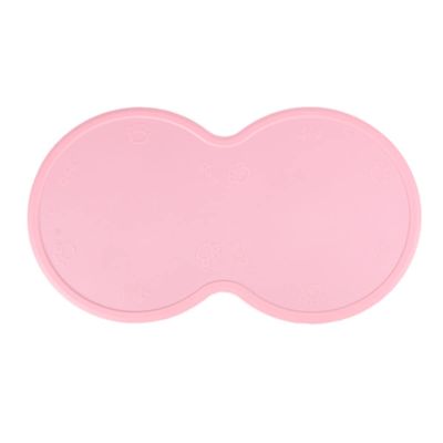 CIYODO Non-Slip Cat Feeding Mat, Heat-Resistant, Cloud-Shaped, Soft Pink