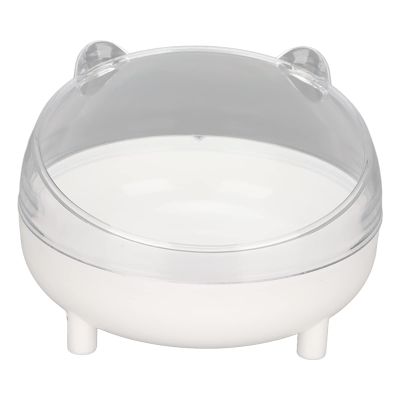 Elevated Pet Feeder for Cats and Small Dogs (White)