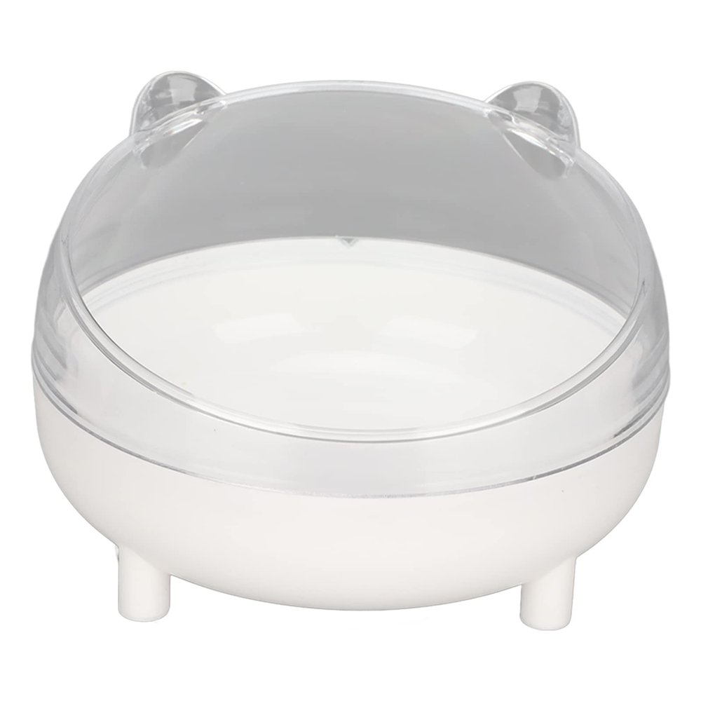 Elevated Pet Feeder for Cats and Small Dogs (White)