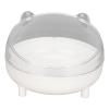 Elevated Pet Feeder for Cats and Small Dogs (White) view 1