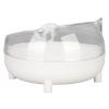 Elevated Pet Feeder for Cats and Small Dogs (White) view 2
