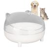 Elevated Pet Feeder for Cats and Small Dogs (White) view 3