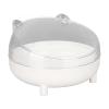Elevated Pet Feeder for Cats and Small Dogs (White) view 4