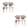 CALLARON 2 Sets of Reusable Hair Dye Bowls with Combs view 1