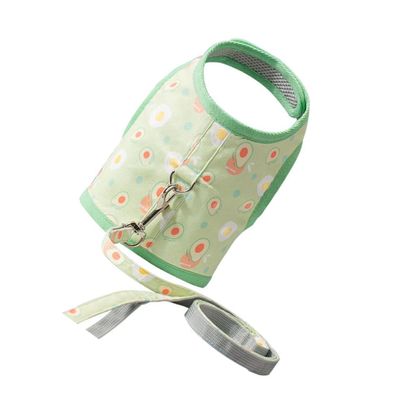 TOYANDONA Cat Leash with Pet Harness and Dog Vest - Avocado Print