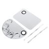BESTYASH 2-Piece Stainless Steel Nail Art Mixing Palettes view 1