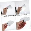 BESTYASH 2-Piece Stainless Steel Nail Art Mixing Palettes view 3