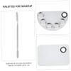 BESTYASH 2-Piece Stainless Steel Nail Art Mixing Palettes view 4