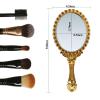 yisncka Vintage Hand Mirrors, 24.8 x 11.4 cm, Gold-Embossed, 6-Pack view 4