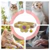 Kitten Collar with Flowers and Bell view 4