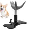 Height-Adjustable Dog Grooming Chair with Stand Support view 1