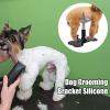 Height-Adjustable Dog Grooming Chair with Stand Support view 3