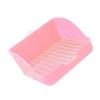 TOYANDONA Rectangular Plastic Rabbit Toilet with Filter Bottom view 1