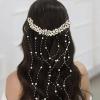 Pearl Hair Comb, Bridal Hair Accessory, White, 22.8 Inches, 1 Piece view 3