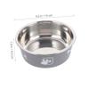 ERINGOGO Stainless Steel Pet Bowl with Non-Slip Base view 2
