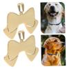 Toddmomy Dog ID Tags - 5 Pack Bow Shape view 3