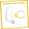 Toddmomy Transparent PP Hamster Travel Carrier, Yellow view 3
