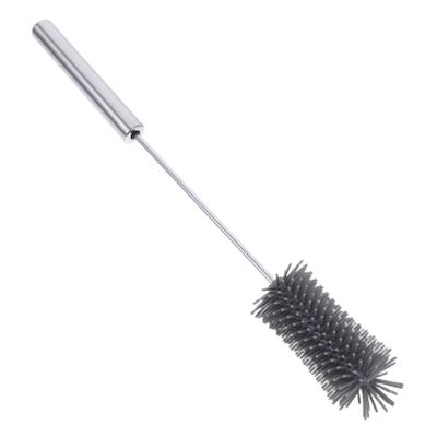 VALICLUD Rotating Bottle Cleaning Brush with Stainless Steel and Silicone Handle