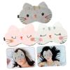 PACKOVE 3-Piece Cartoon Sleep Mask Set for Women and Men view 3