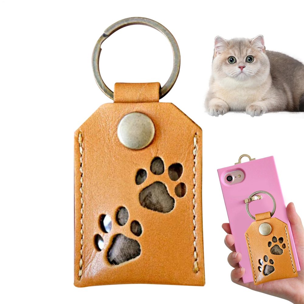 Pet Hair Keychain Holder, Pet Memorial Keychain