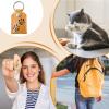 Pet Hair Keychain Holder, Pet Memorial Keychain view 2