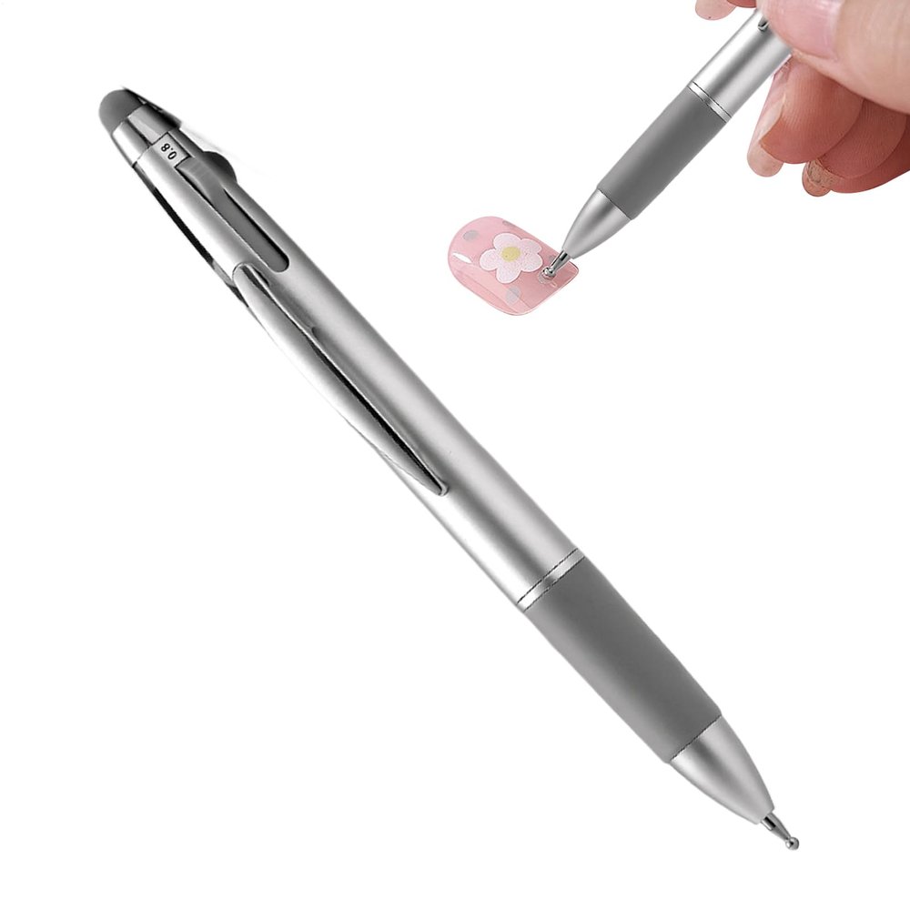 Retractable Nail Dotting Pen, Precision Tip, 5.67 × 0.53 in