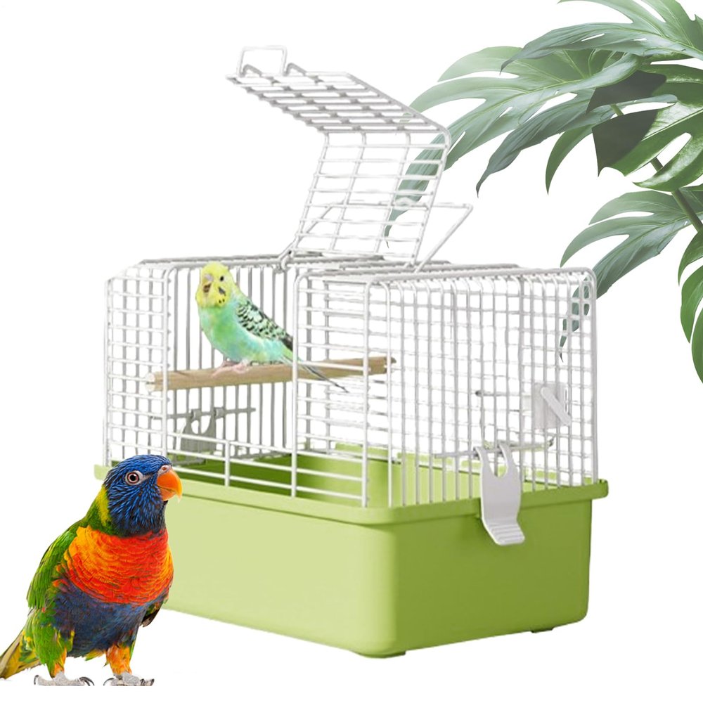Kixolazr Bird Carrier, Removable Quail Cage, Waterproof Bird Accessory, Lightweight Travel Aviary for Outdoor Transport