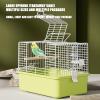 Kixolazr Bird Carrier, Removable Quail Cage, Waterproof Bird Accessory, Lightweight Travel Aviary for Outdoor Transport view 2