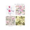 Floral-Pattern Glasses Cleaning Cloths, Pink, Iris, Begonia, Daisy, Suede, 15 x 15 cm, for Glasses, Lenses, Phones and Screens, Red, 2-Pack view 4