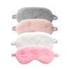 Sleep Mask, Soft Plush Cloud Eye Cover, Red view 2