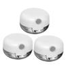 3 Makeup Containers with Mirrors, Plastic Cosmetic Jars for Lip Care view 1