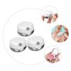 3 Makeup Containers with Mirrors, Plastic Cosmetic Jars for Lip Care view 3