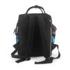 FZQVSLCM Diaper Backpack for Women, Large Capacity, Blue Butterfly and Moon view 3