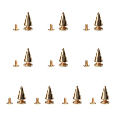 HDOYTXXM Set of 10 Unique Screw-Back Spikes, Fashion Accessories for Enhancing the Look of Fashion Items