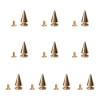 HDOYTXXM Set of 10 Unique Screw-Back Spikes, Fashion Accessories for Enhancing the Look of Fashion Items view 1