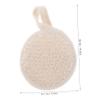 Loofah Body Exfoliating Bath Accessory with Cotton, Flexible, Gentle Exfoliation view 2