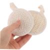 Loofah Body Exfoliating Bath Accessory with Cotton, Flexible, Gentle Exfoliation view 3