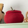 Lorena Canals Apple Toy Basket for Children, Cotton, 28 x 28 x 20 cm view 4