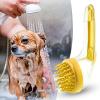 Pet Bath Scrubber with Shampoo Dispenser view 4