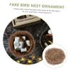 HAPINARY 2-Piece Rattan Bird Nests, Handmade DIY Decoration for Wedding, Party, Photo Props, and Home Decor view 4