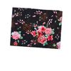 CALLARON Adult Haircutting Cape with Rose Floral Pattern, Black view 1