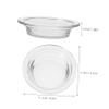 Mobestech Transparent Glass Dish for Heating Lamp, 115 mm Replacement view 2