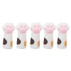 Soft Silicone Cuticle Scissor Covers - Cat Paw Shape, 5pcs (WHITE) view 1