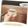 Didiseaon Portable Lint Roller for Pet Hair Removal from Clothing, Cream view 3