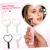 VALICLUD Compact Heart-Shaped Hand Mirrors, 12-Pack view 3