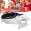 Rechargeable LED Headband Magnifying Glasses with 4 Lenses view 3