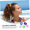 Hemobllo 12-Piece LED Light-Up Satin Hair Ties for Women, Random Colors view 2