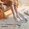Silicone Shower Foot Scrubber, Non-Slip Exfoliating Brush with Suction Cups view 3