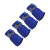 HANABASS 4-Pack Dog Shoes Waterproof Blue XL for Small and Medium Dogs view 1