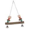 UPKOCH Wooden Parrot Swing Toy view 1